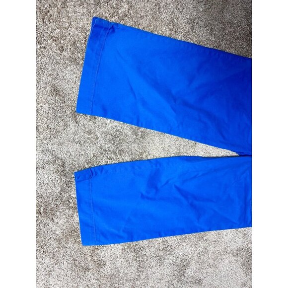 Boden Beaufort Button Fly Pants in Bold Blue Womens 14R - Picture 8 of 13